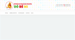 Desktop Screenshot of escoladoremi.com.br